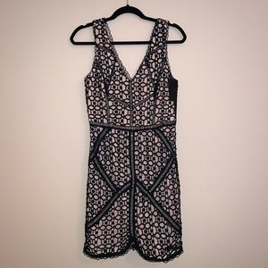 Greylin Black Lace Dress